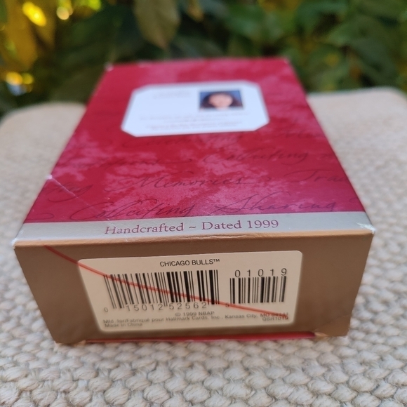 1999 Chicago Bulls Hallmark Christmas Ornament 90s Basketball Mouse NBA - Picture 2 of 7